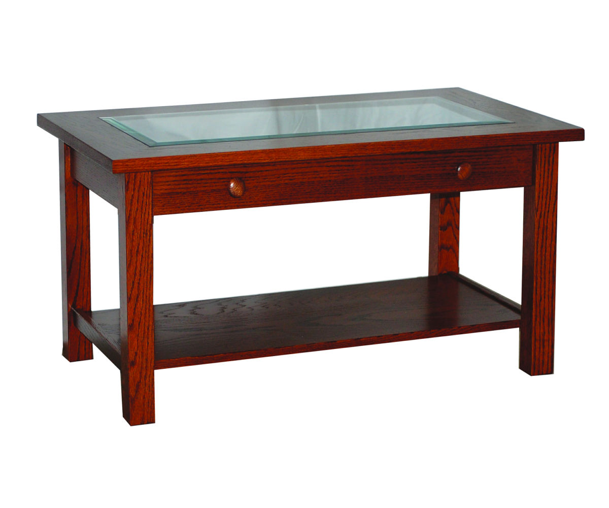 Display Top Coffee Table with Drawer Panozzo's Furniture