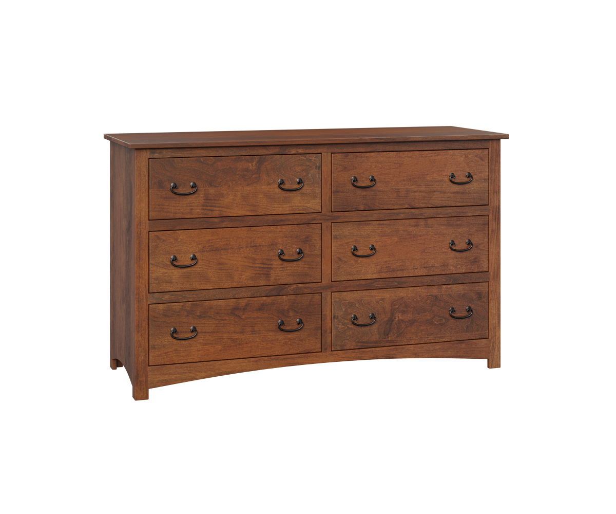 Shaker 6 Drawer Dresser Panozzo s Furniture