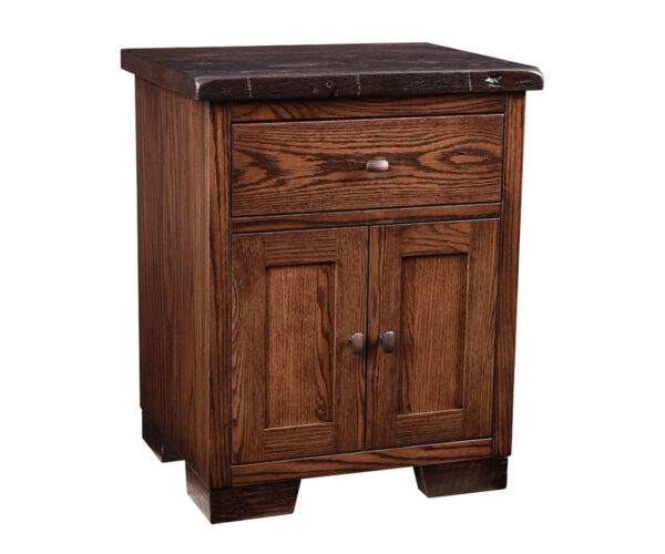 Farmhouse Heritage 1 Drawer 2 Door Nightstand