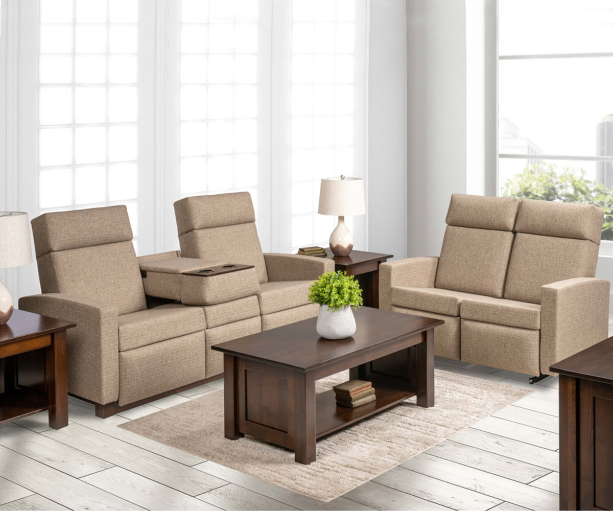 Modern Shaker Push Back Recliner - Image 4
