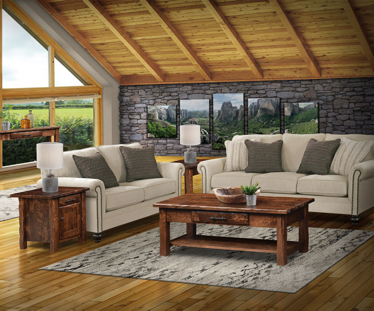 Hand Hewn Coffee Table - Image 3