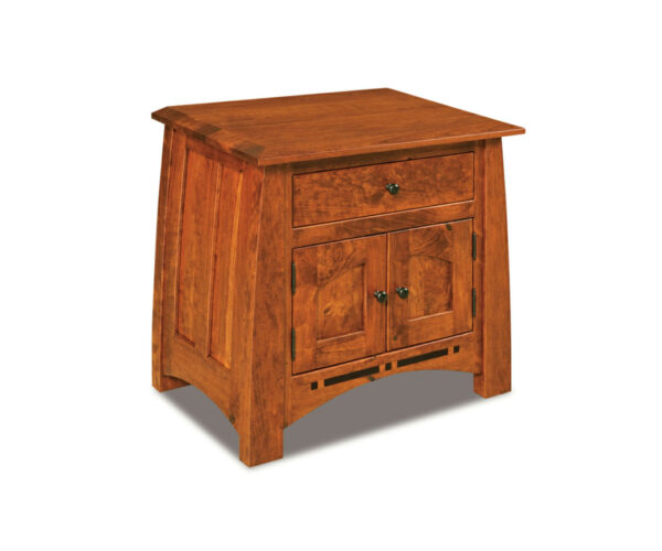 Boulder Creek 1 Drawer 2 Door Nightstand