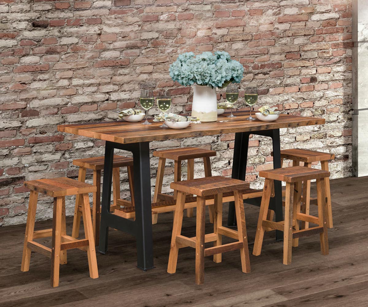 Bar Stool with Regular Seat - Image 2