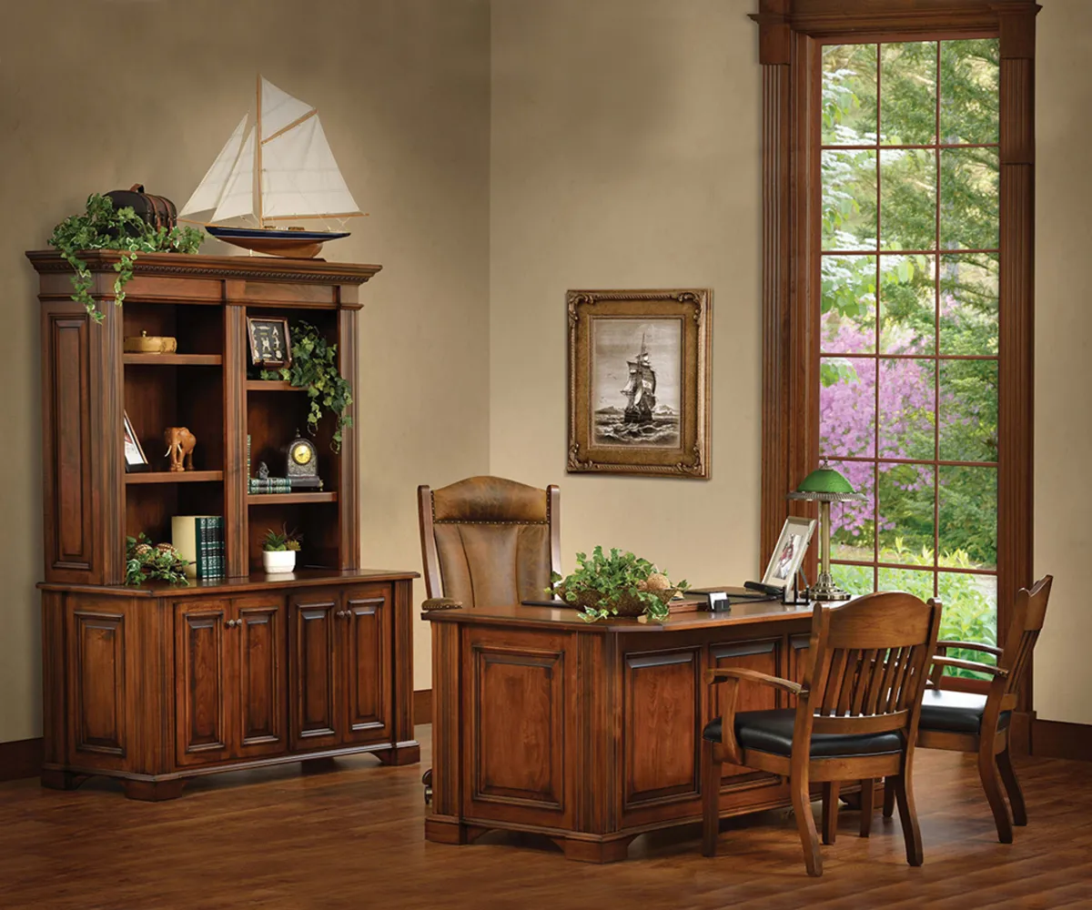 Lincoln Credenza and Hutch - Image 3