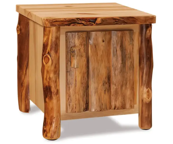 End Table with Door